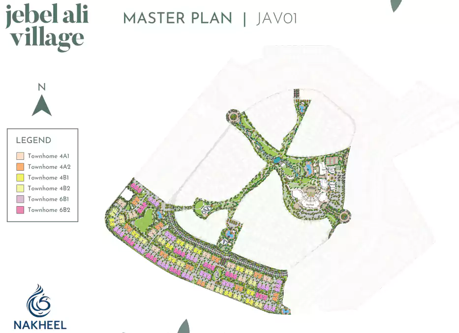 Jebel Ali Village Townhouses Phase 2 Master Plan