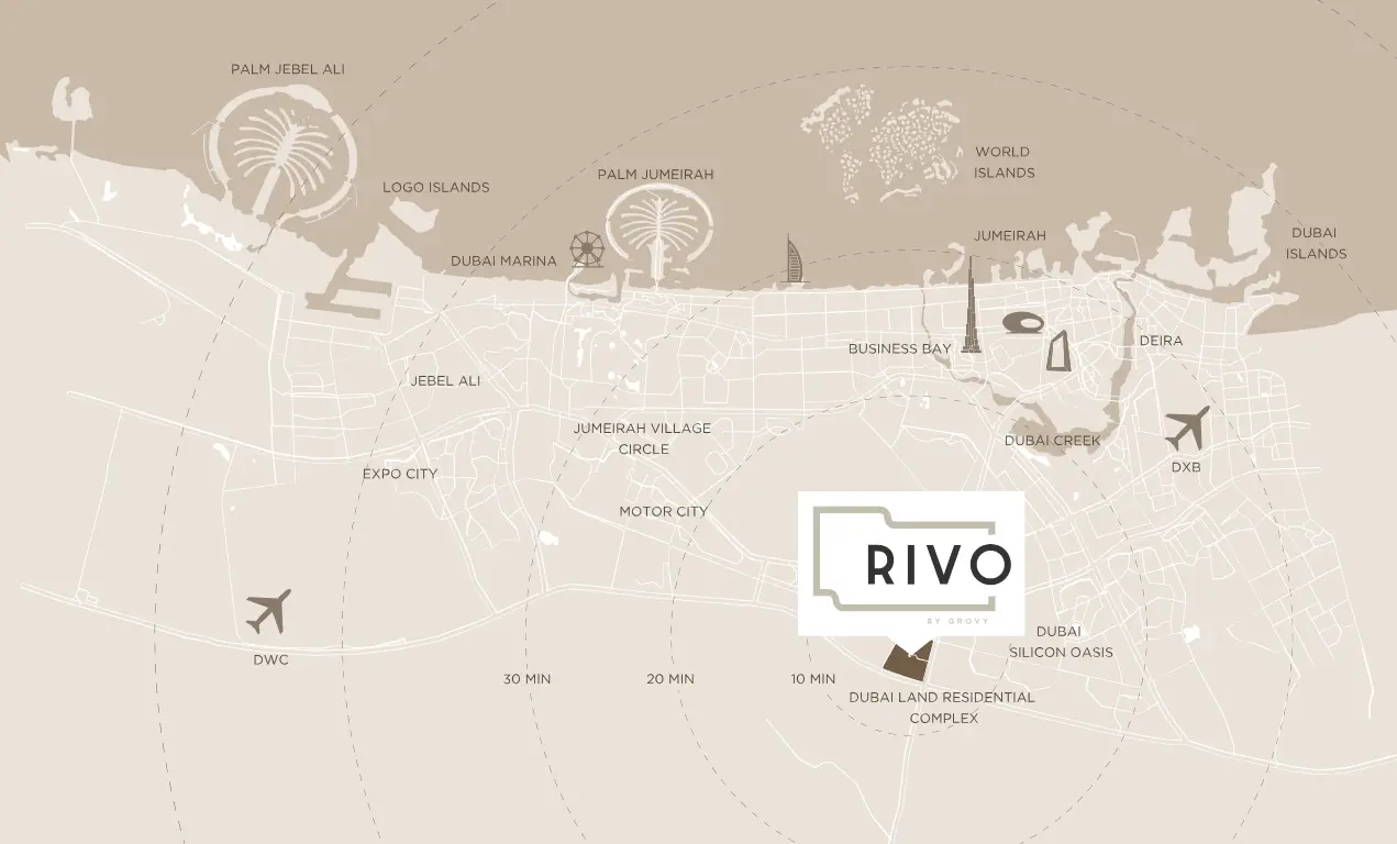Damac Islands Dubai Location Map