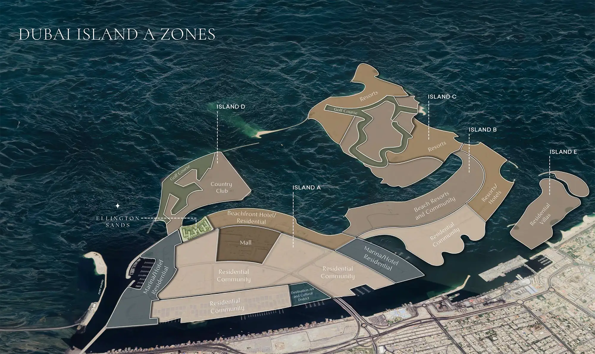 Ellington Sands 2 at Dubai Islands Master Plan