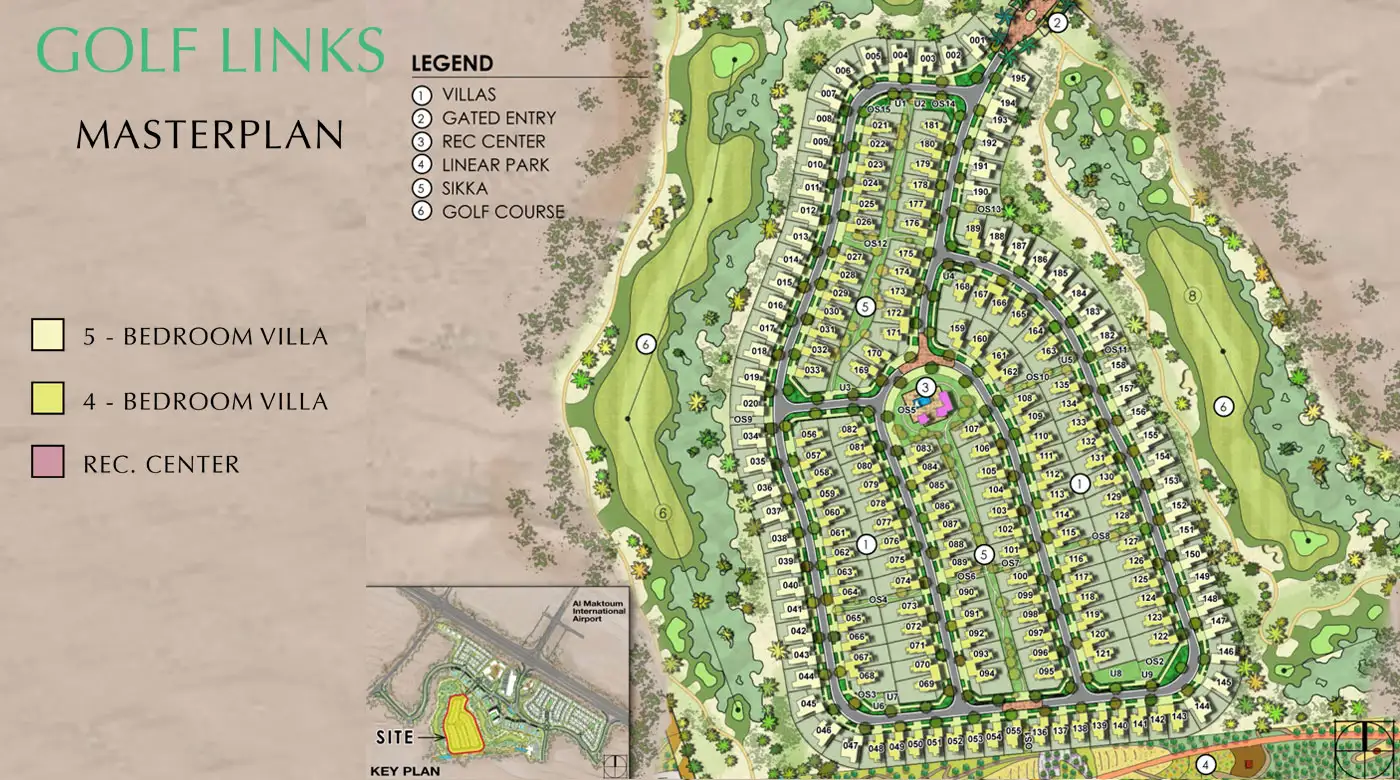 Golf Links Villas Master Plan