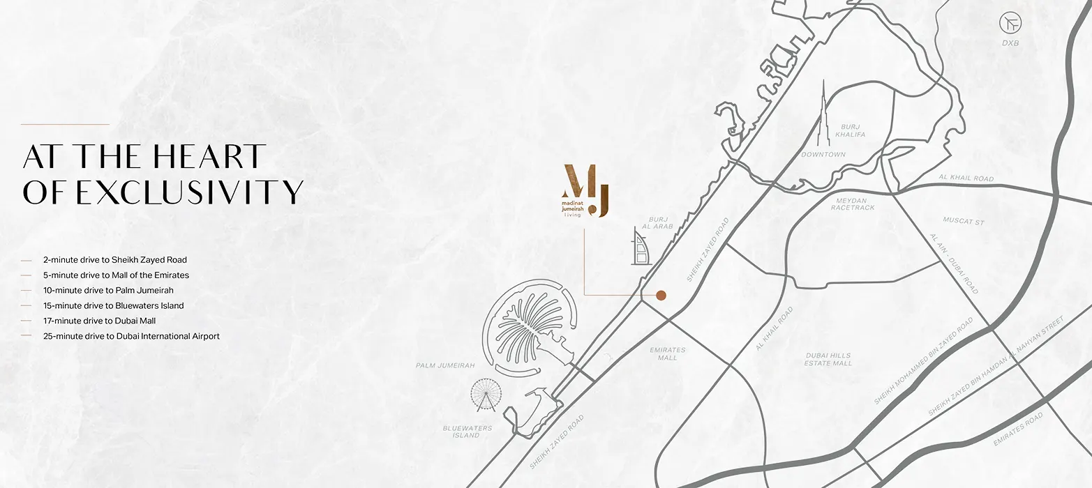 Damac Islands Dubai Location Map