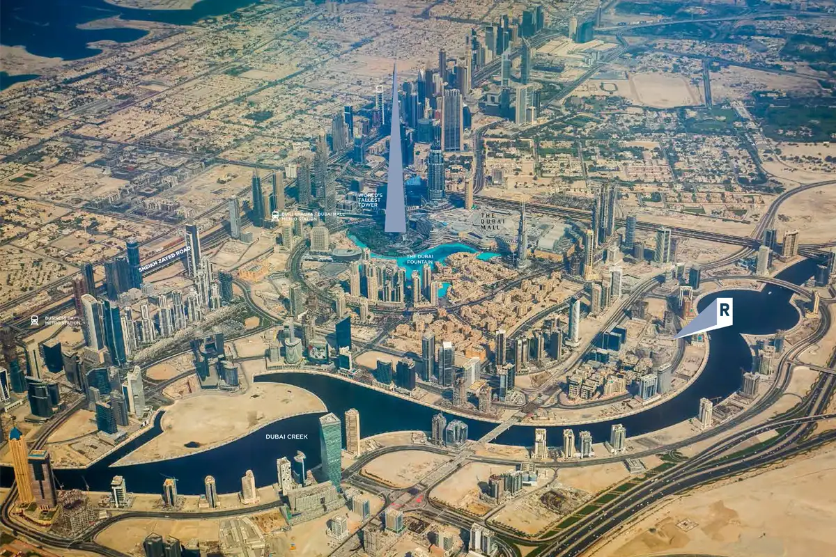 Damac Islands Dubai Location Map