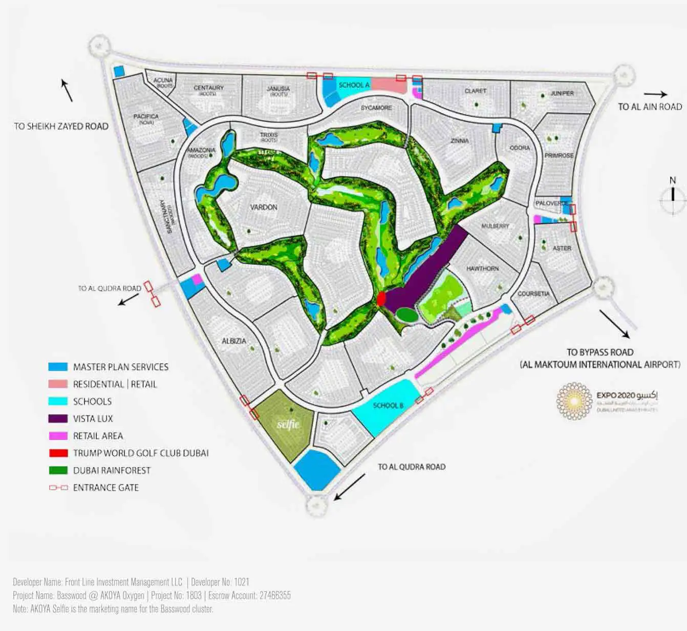 Damac Islands Dubai Location Map