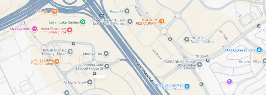 Damac Islands Dubai Location Map