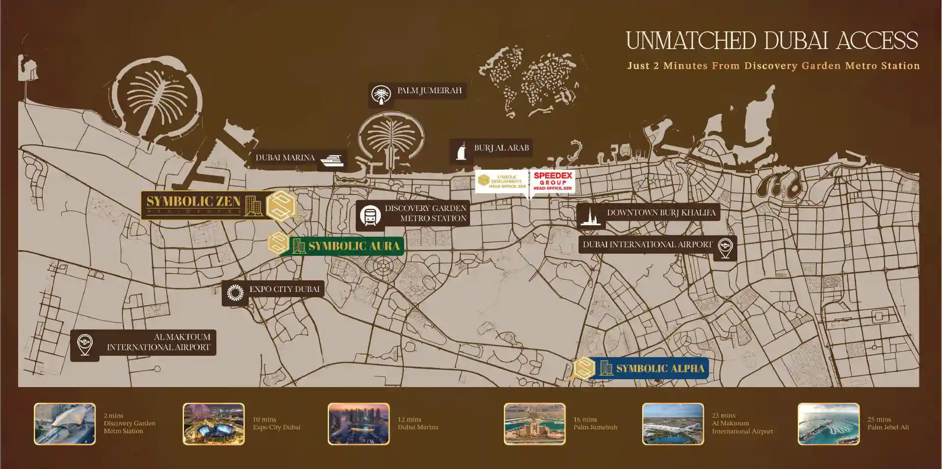 Damac Islands Dubai Location Map