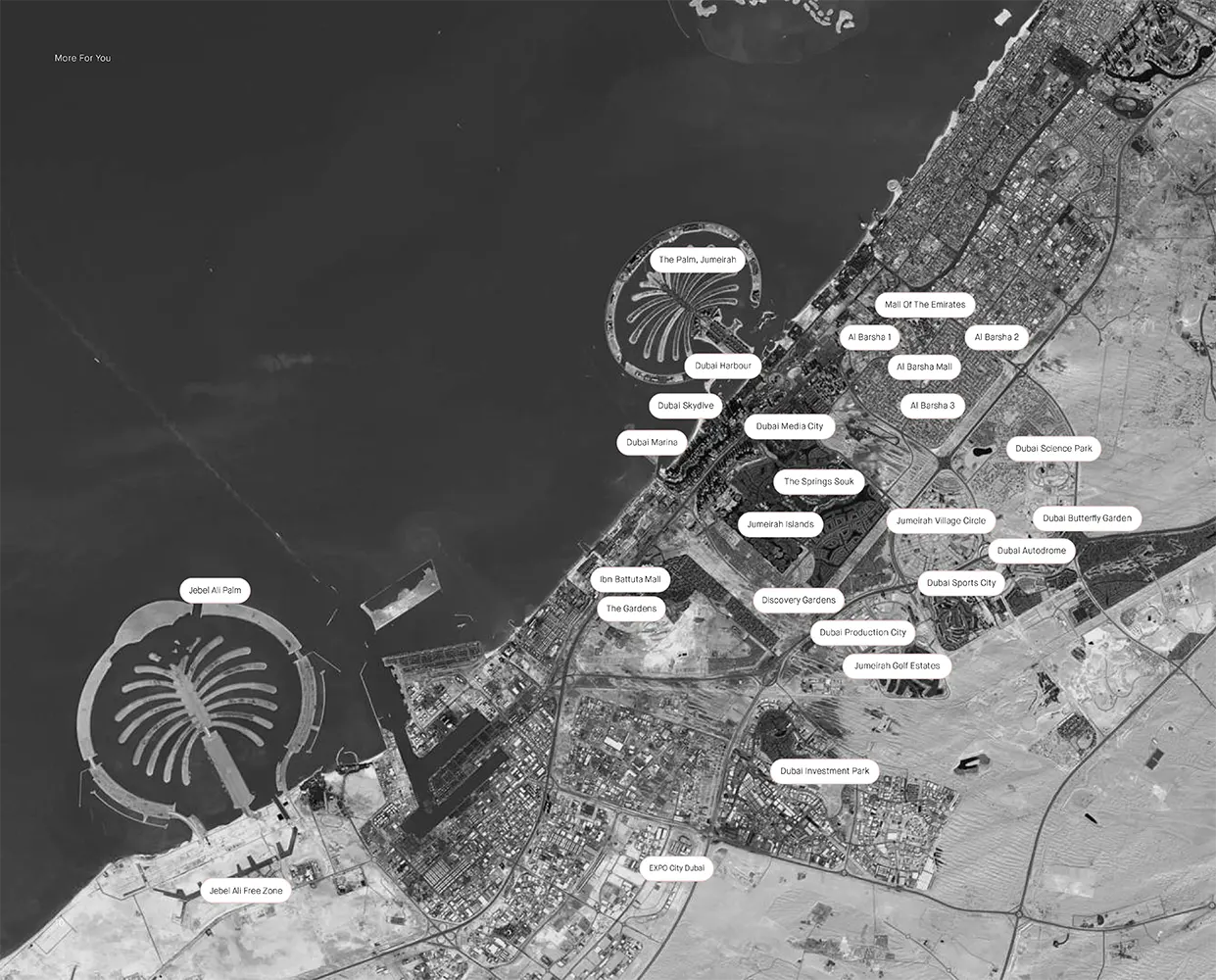Damac Islands Dubai Location Map