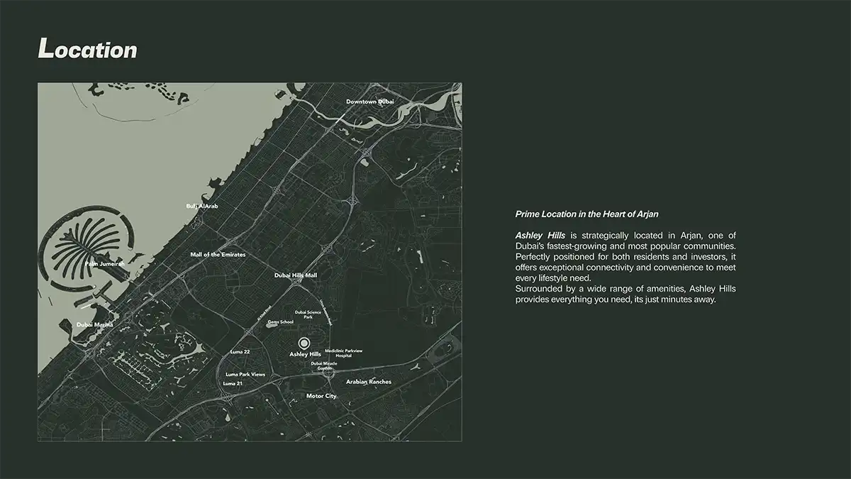 Fay Hills at Masdar City Master Plan