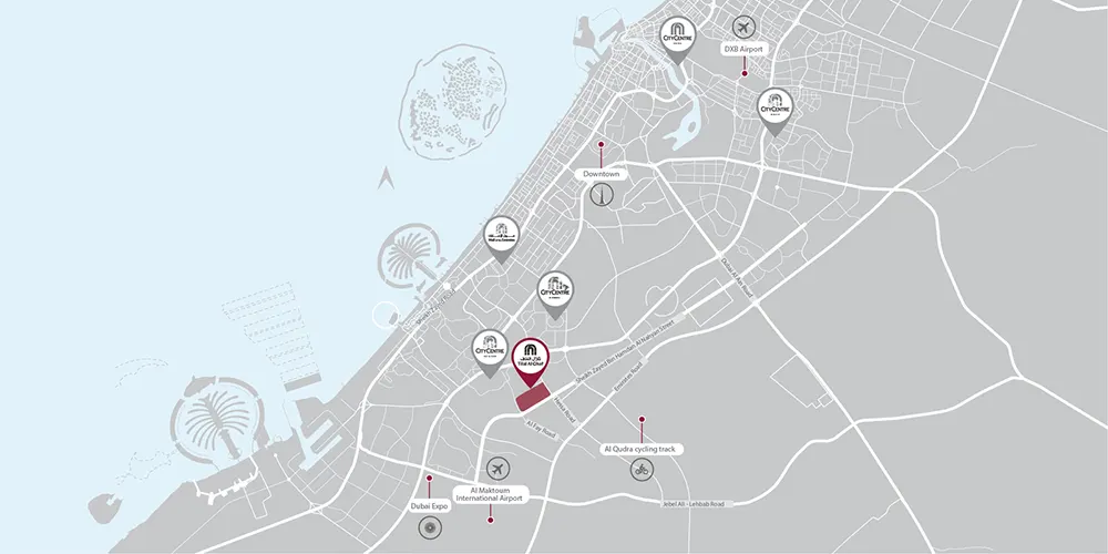 Damac Islands Dubai Location Map
