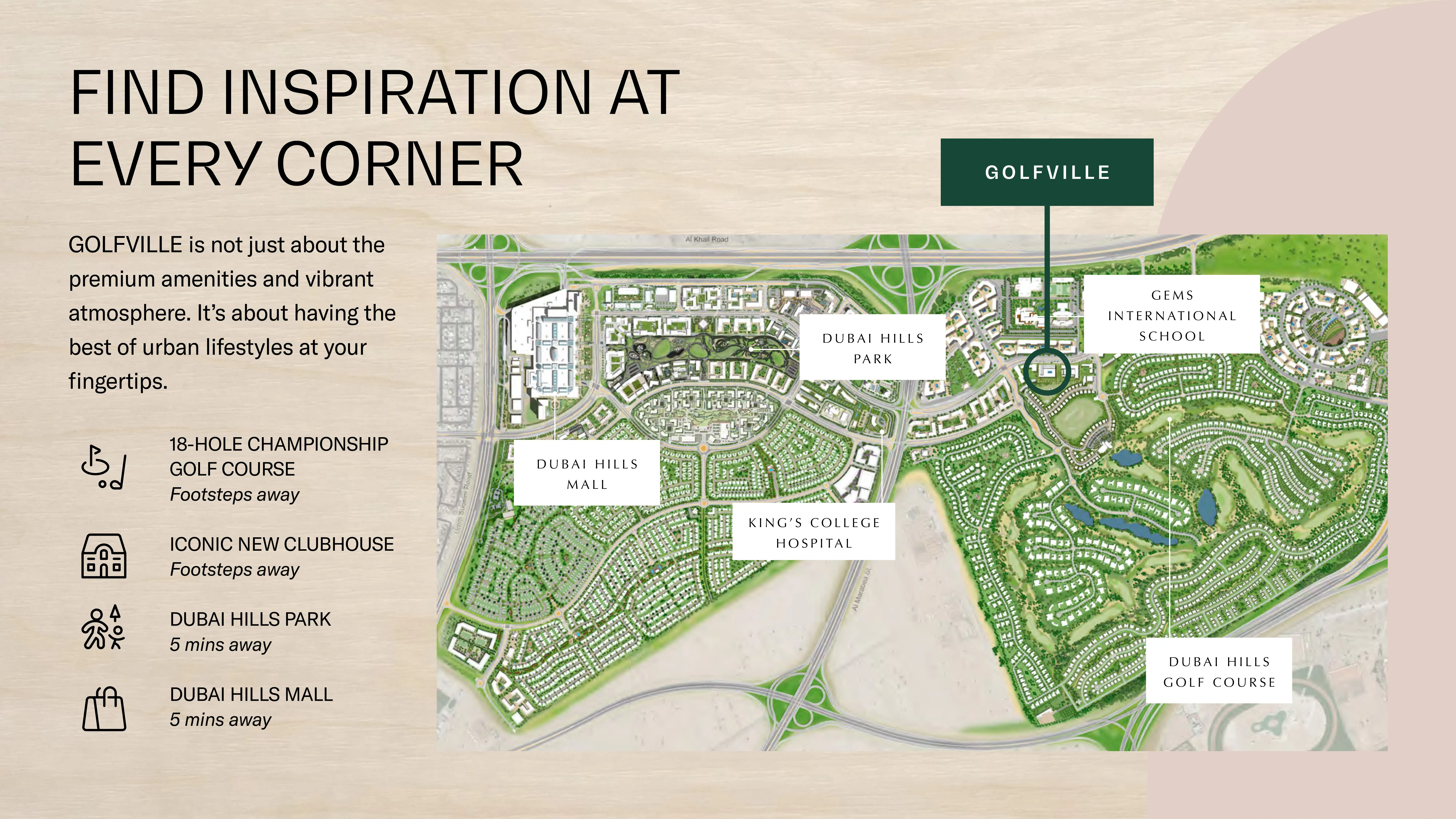 Damac Islands Dubai Location Map