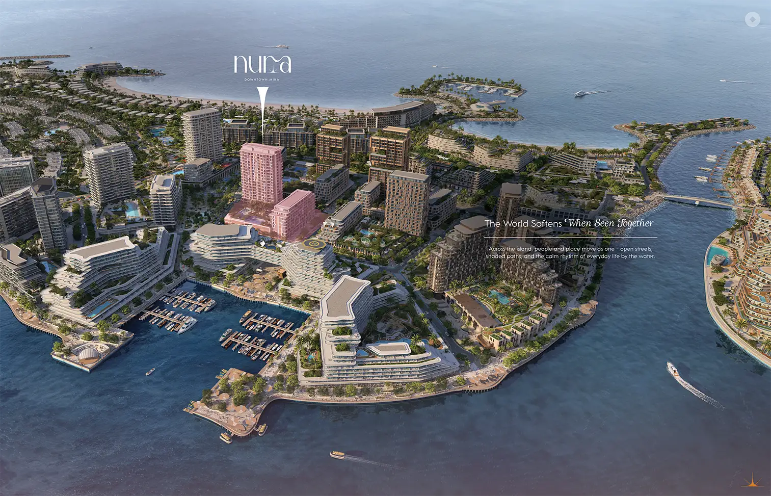 Nura at Mina Al Arab Master Plan
