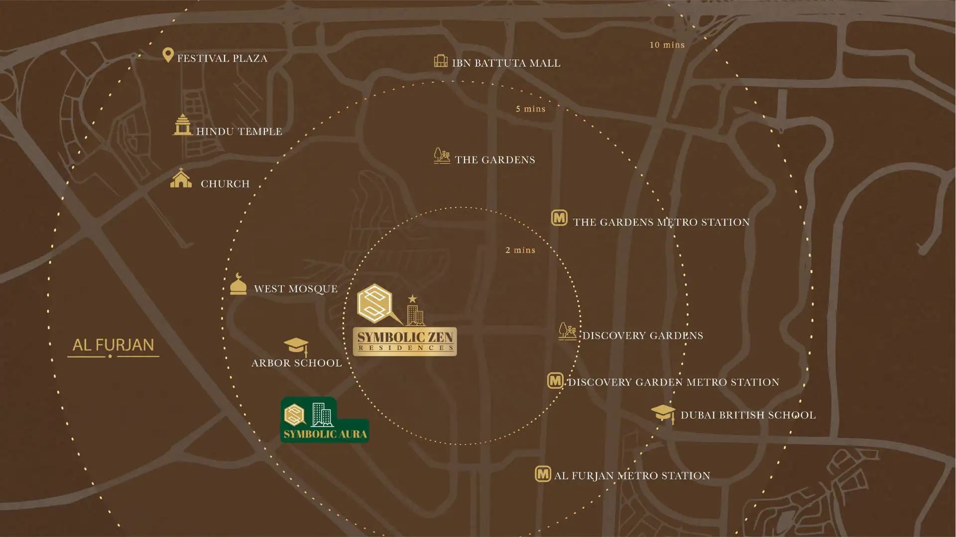 Symbolic Zen Residences at Al Furjan Master Plan