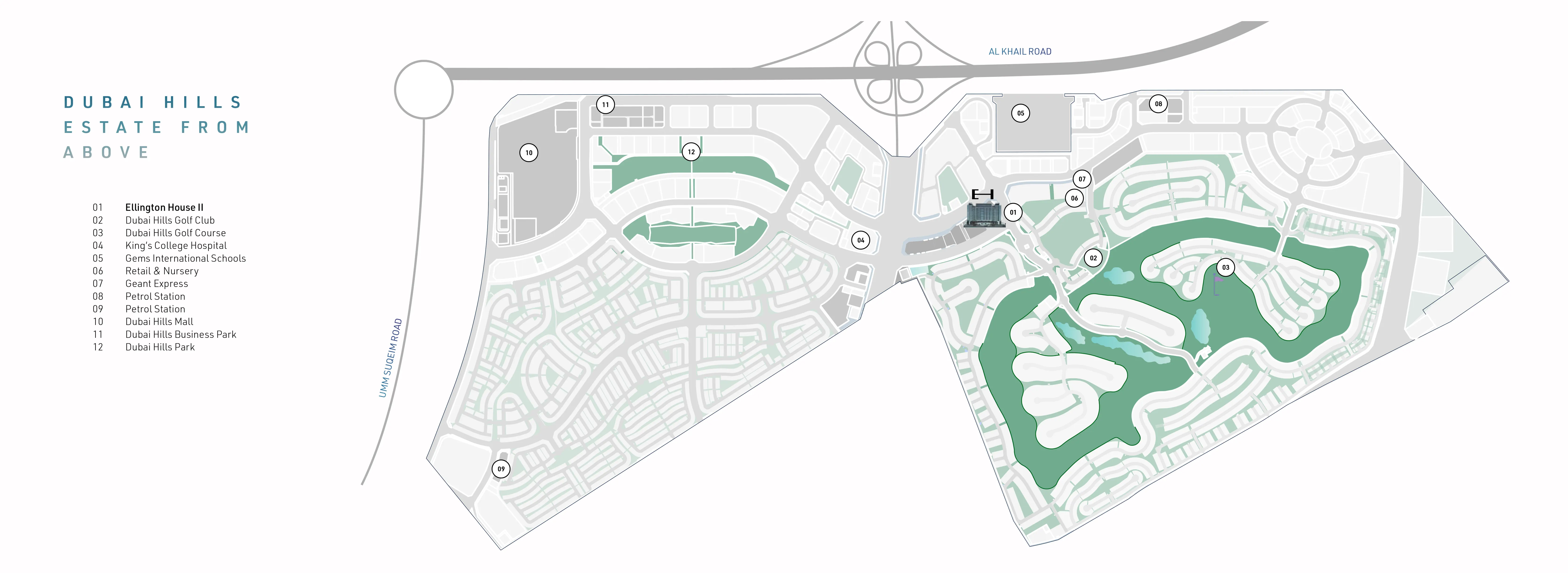 Damac Islands Dubai Location Map