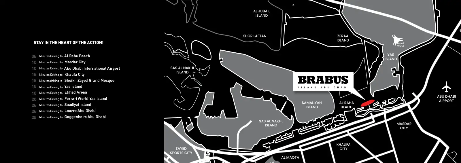 Damac Islands Dubai Location Map
