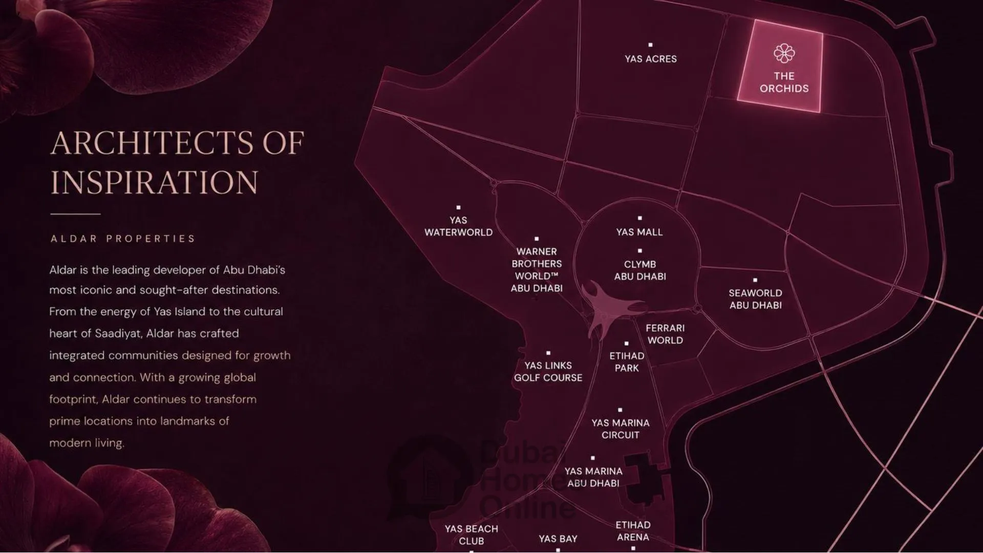 Damac Islands Dubai Location Map