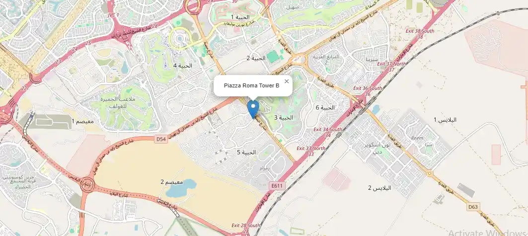 Damac Islands Dubai Location Map