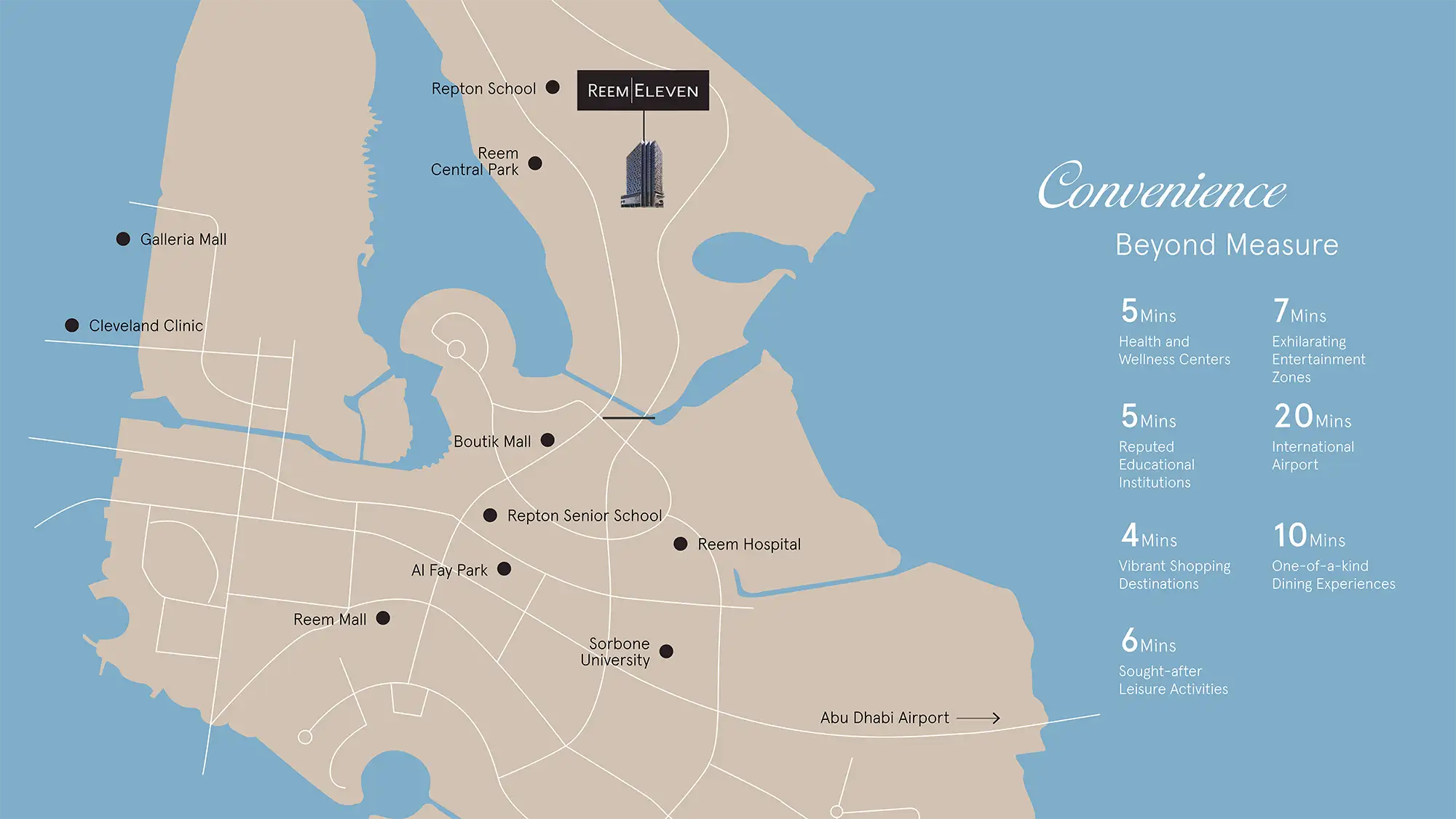 Damac Islands Dubai Location Map