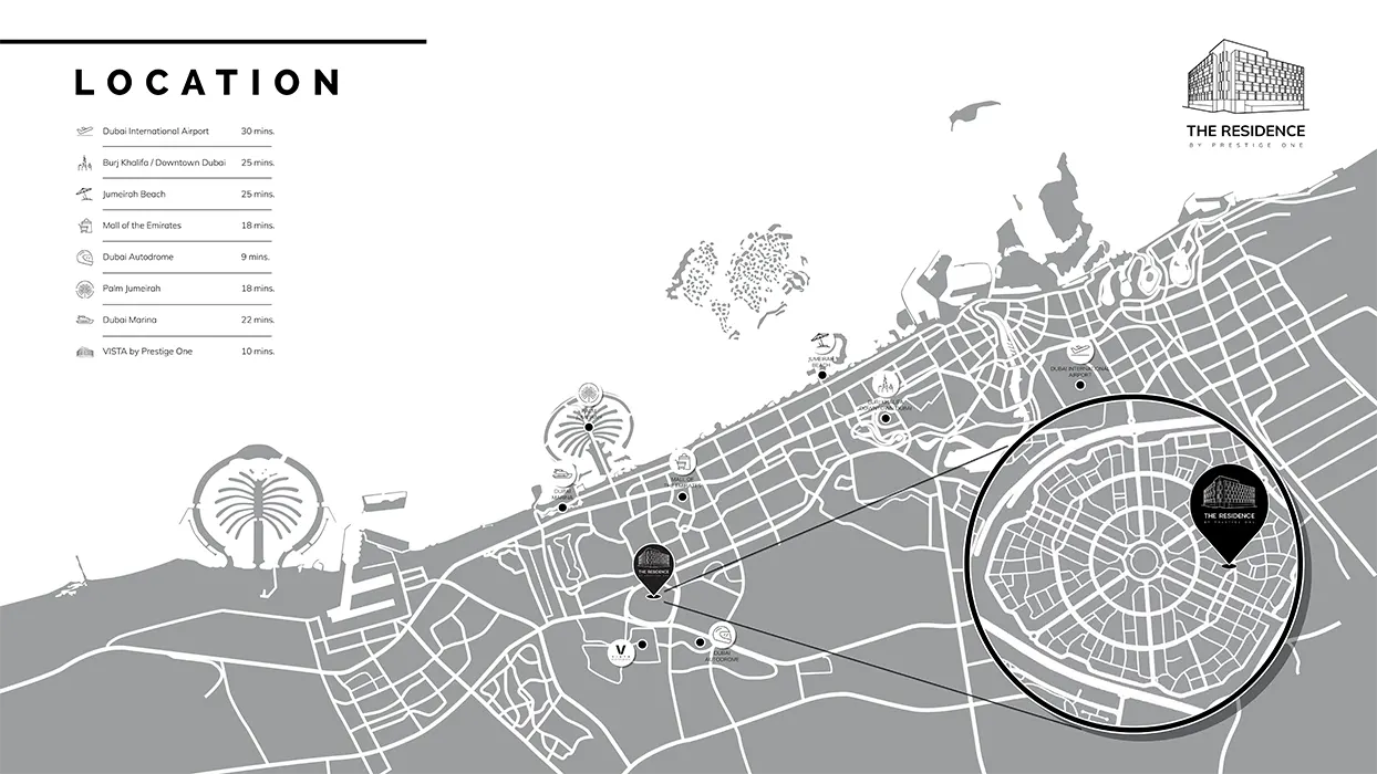 Damac Islands Dubai Location Map