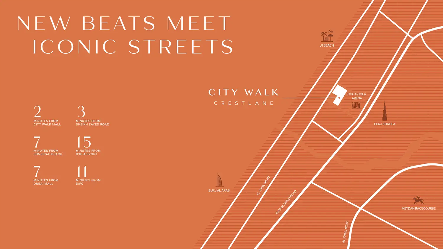Damac Islands Dubai Location Map