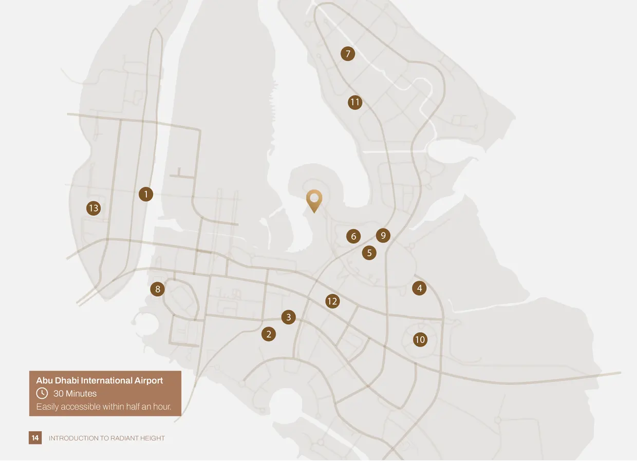 Damac Islands Dubai Location Map