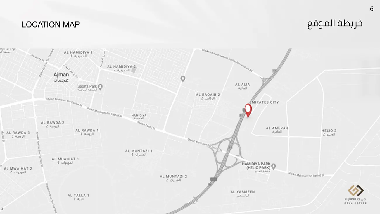 Rose Tower at Ajman Master Plan