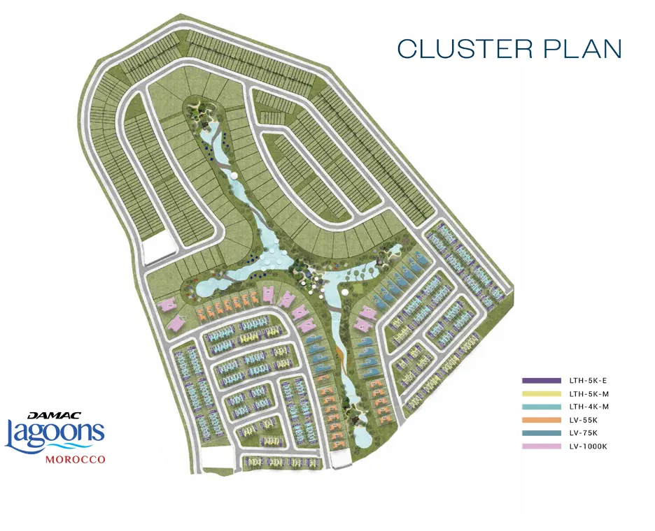 Morocco at Damac Lagoons Master Plan
