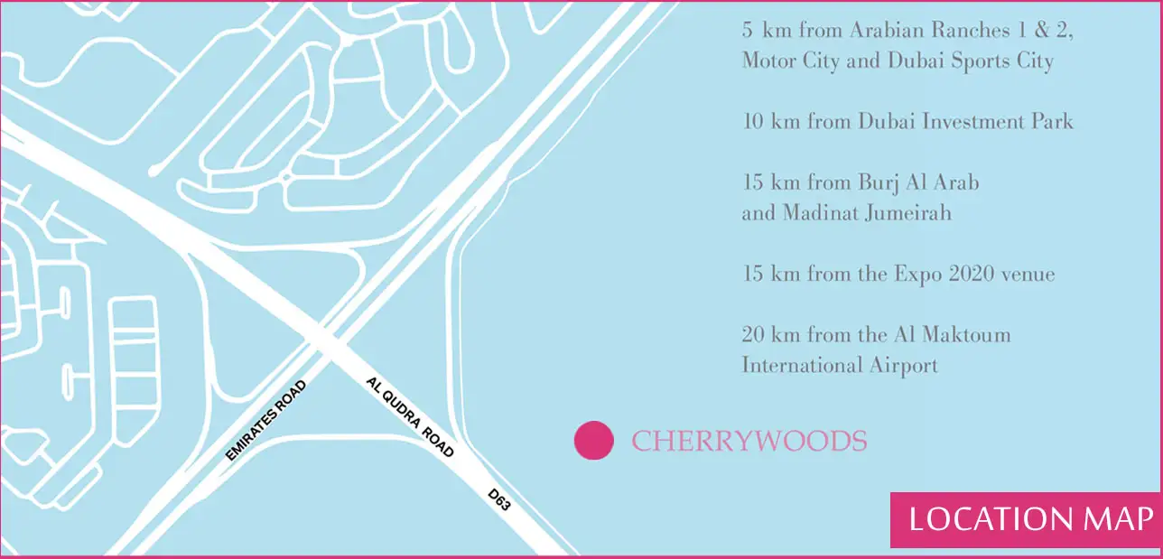 Damac Islands Dubai Location Map
