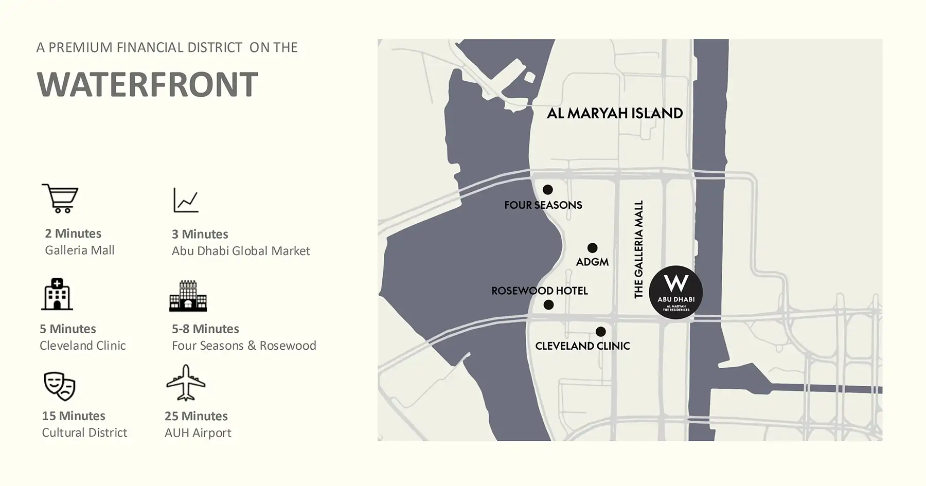 Damac Islands Dubai Location Map
