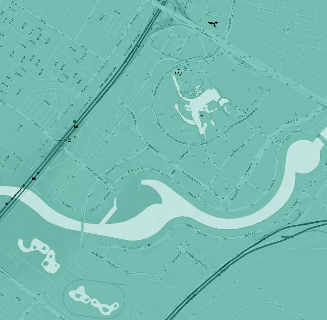 Damac Islands Dubai Location Map