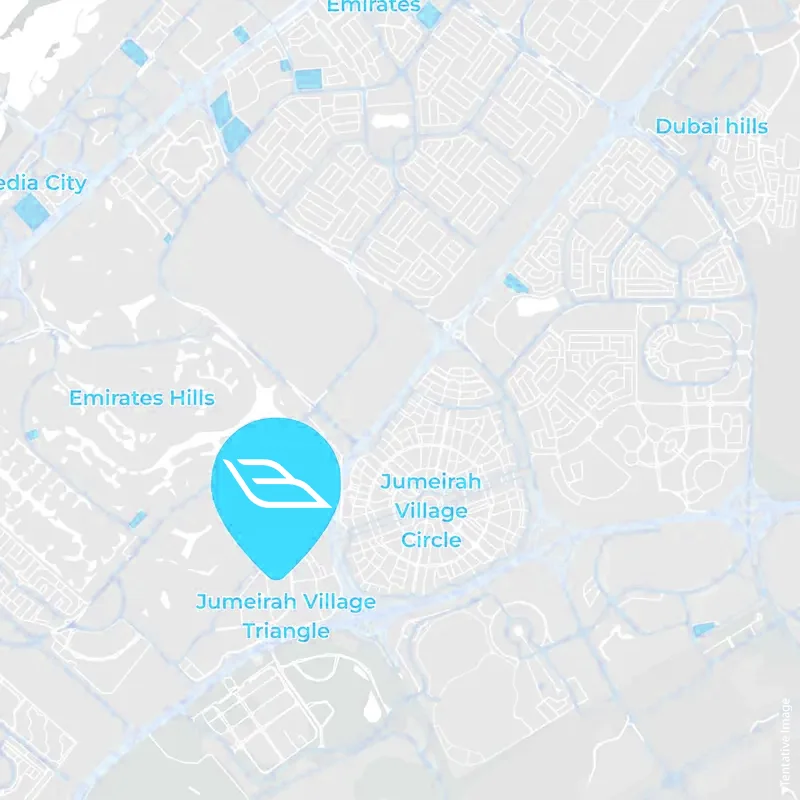 Damac Islands Dubai Location Map