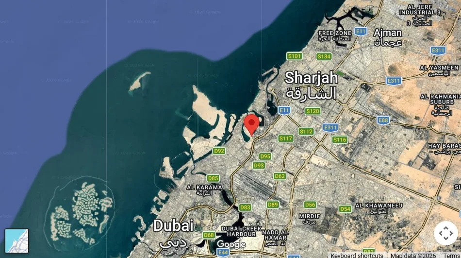 Damac Islands Dubai Location Map