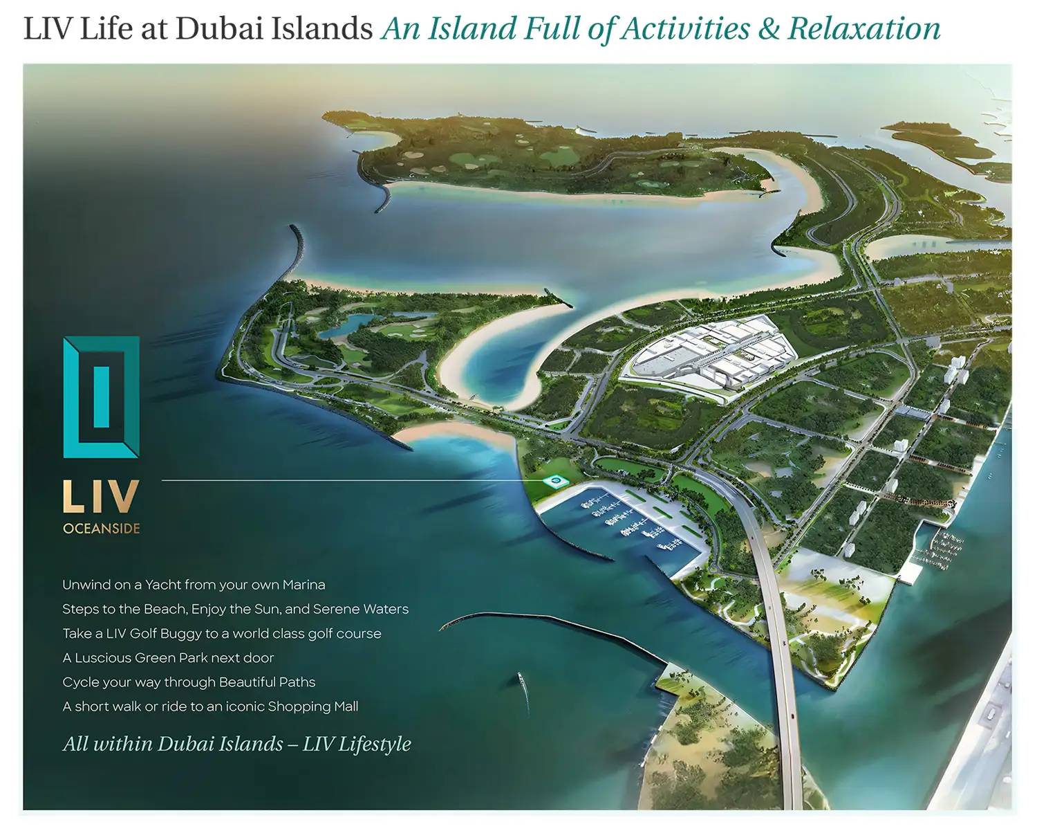 LIV Oceanside at Dubai Islands Master Plan
