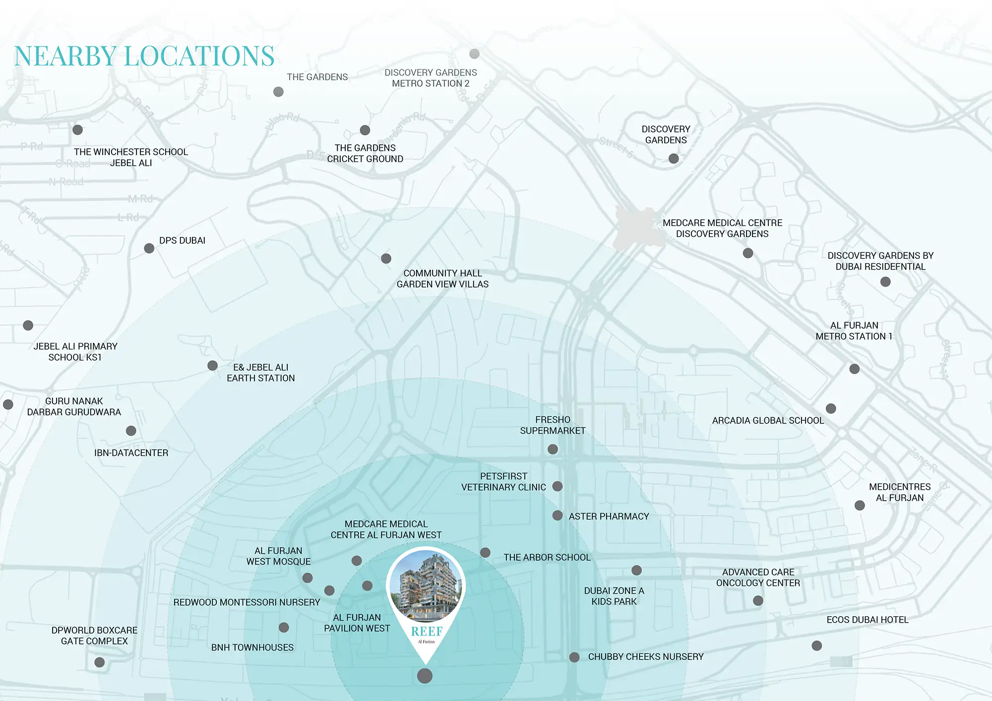 Damac Islands Dubai Location Map