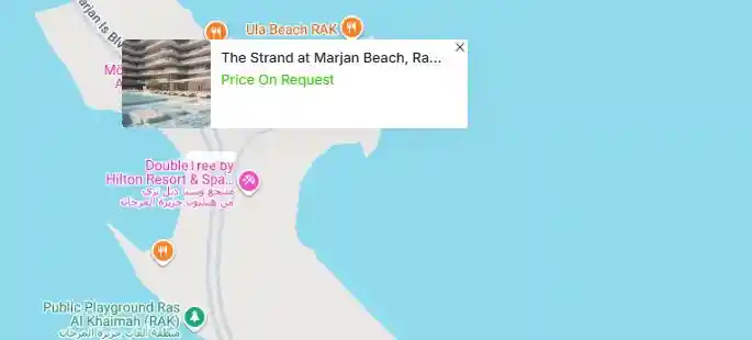 Damac Islands Dubai Location Map