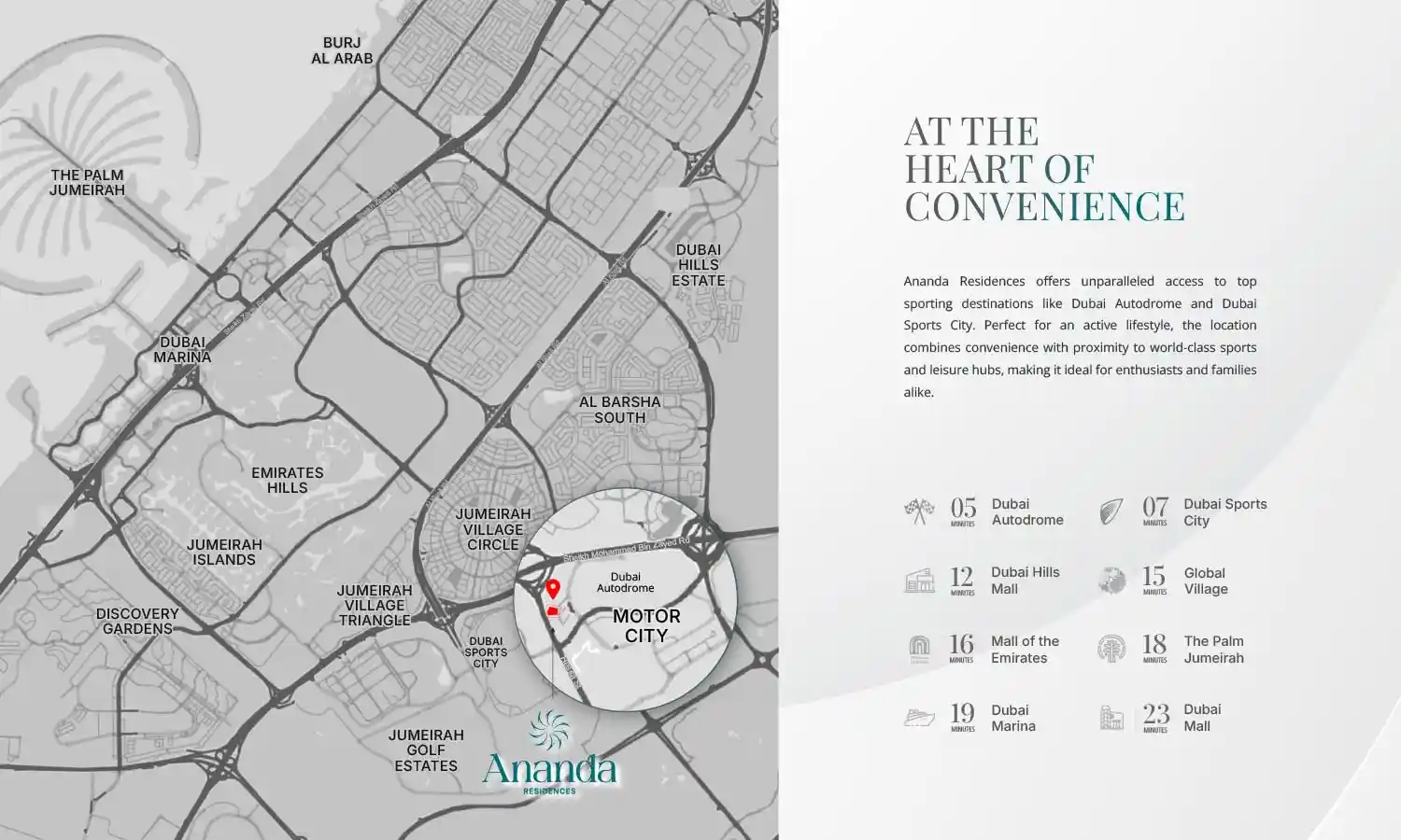 Damac Islands Dubai Location Map