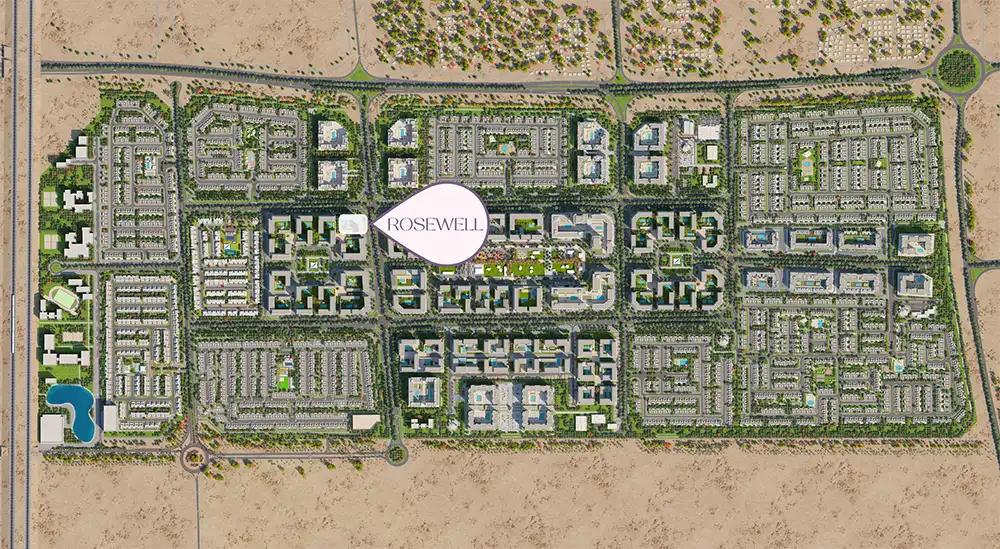 Rosewell at Town Square Dubai Master Plan