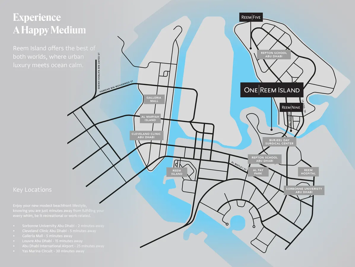 Damac Islands Dubai Location Map