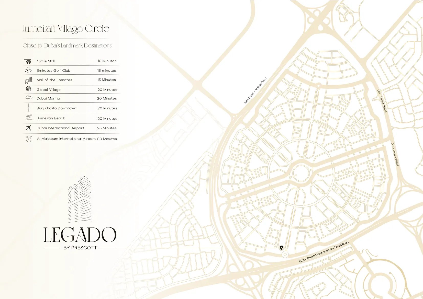 Damac Islands Dubai Location Map