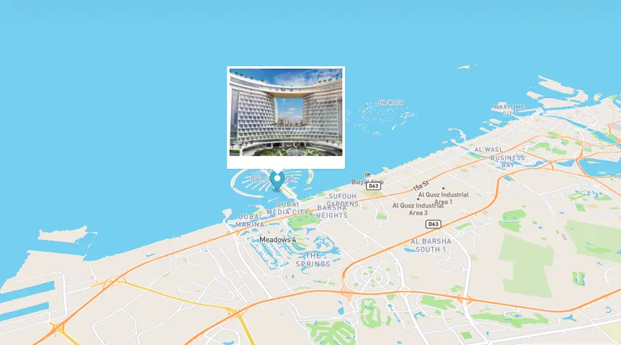 Damac Islands Dubai Location Map