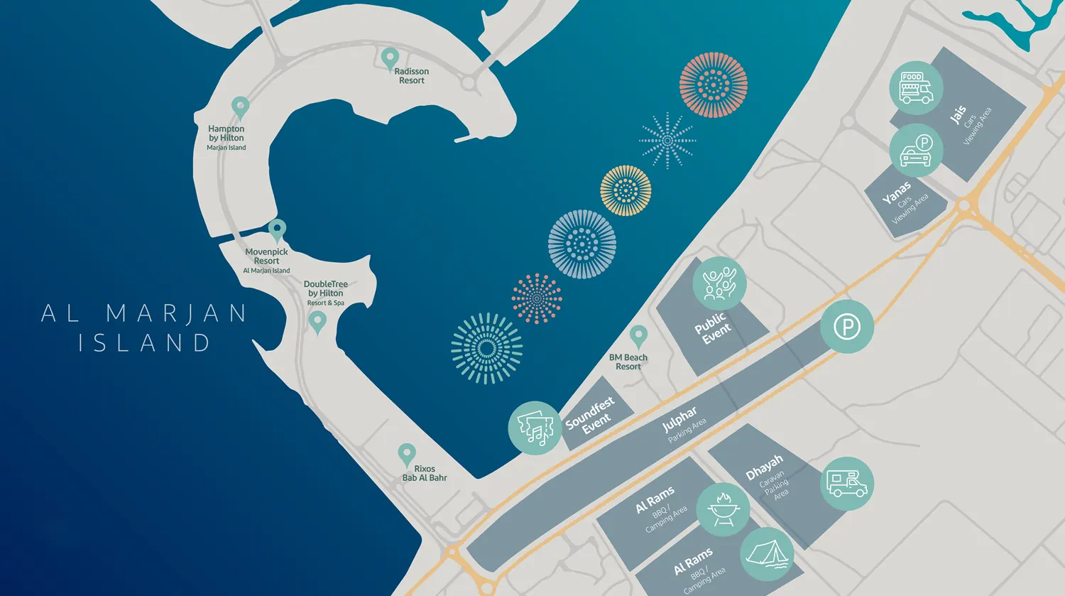 Damac Islands Dubai Location Map