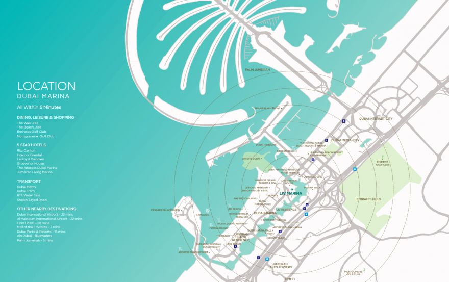 Damac Islands Dubai Location Map