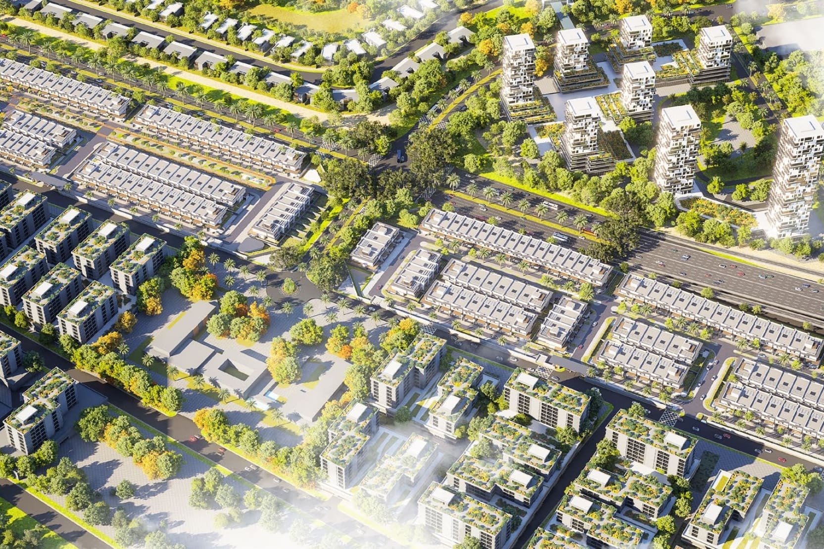 Pinewood Village by Wasl Properties Master Plan