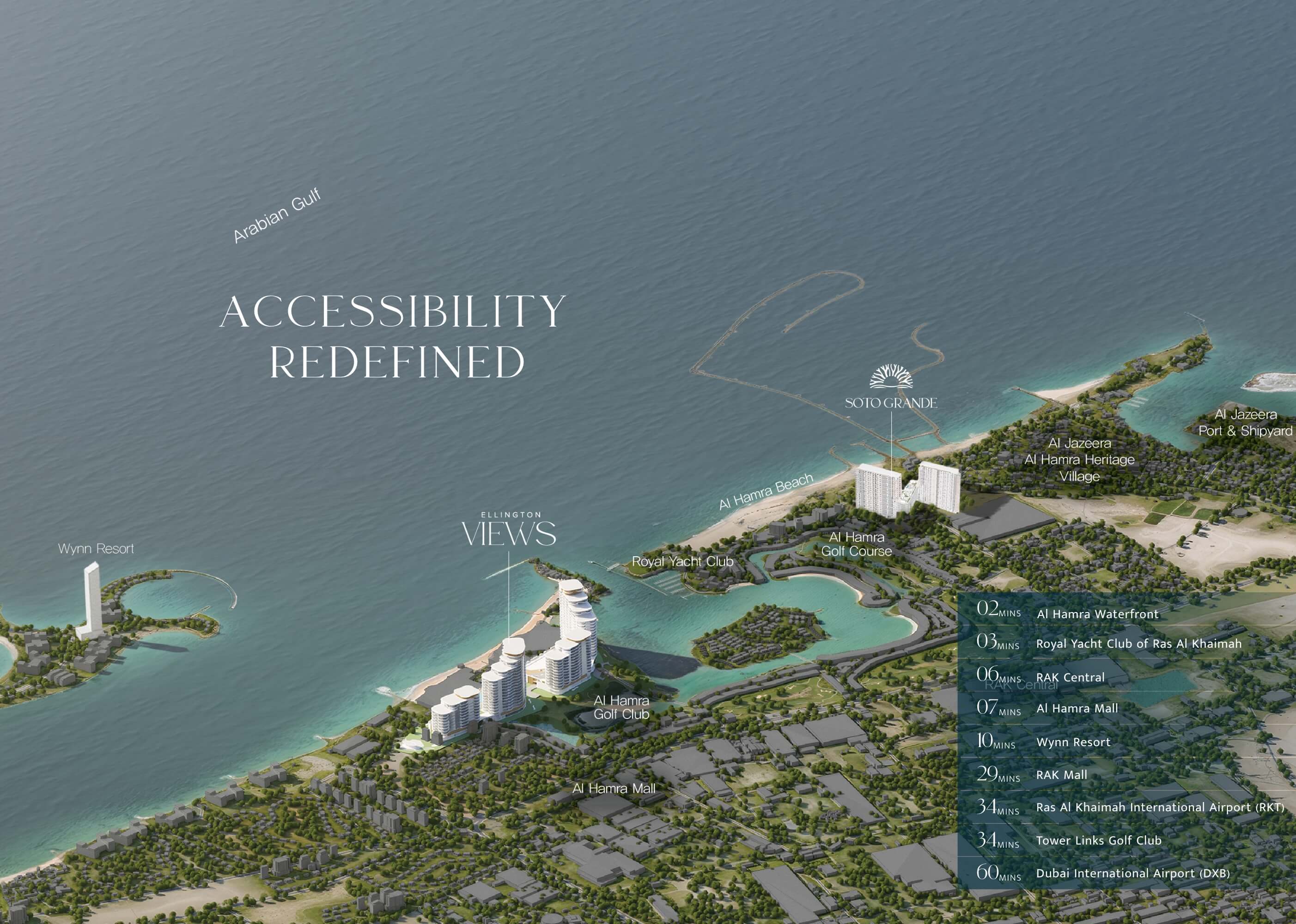 Damac Islands Dubai Location Map