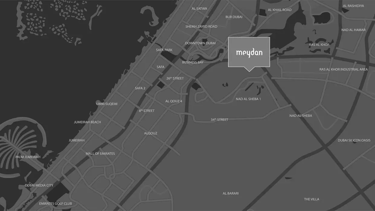 Damac Islands Dubai Location Map