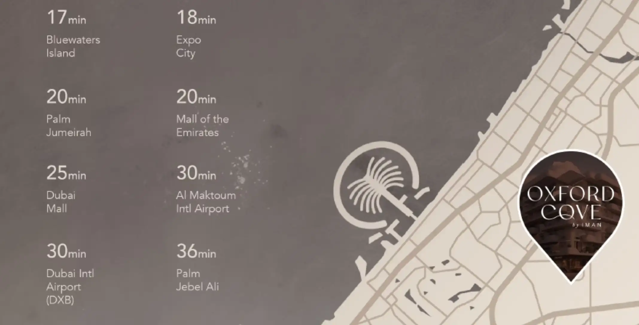 Damac Islands Dubai Location Map