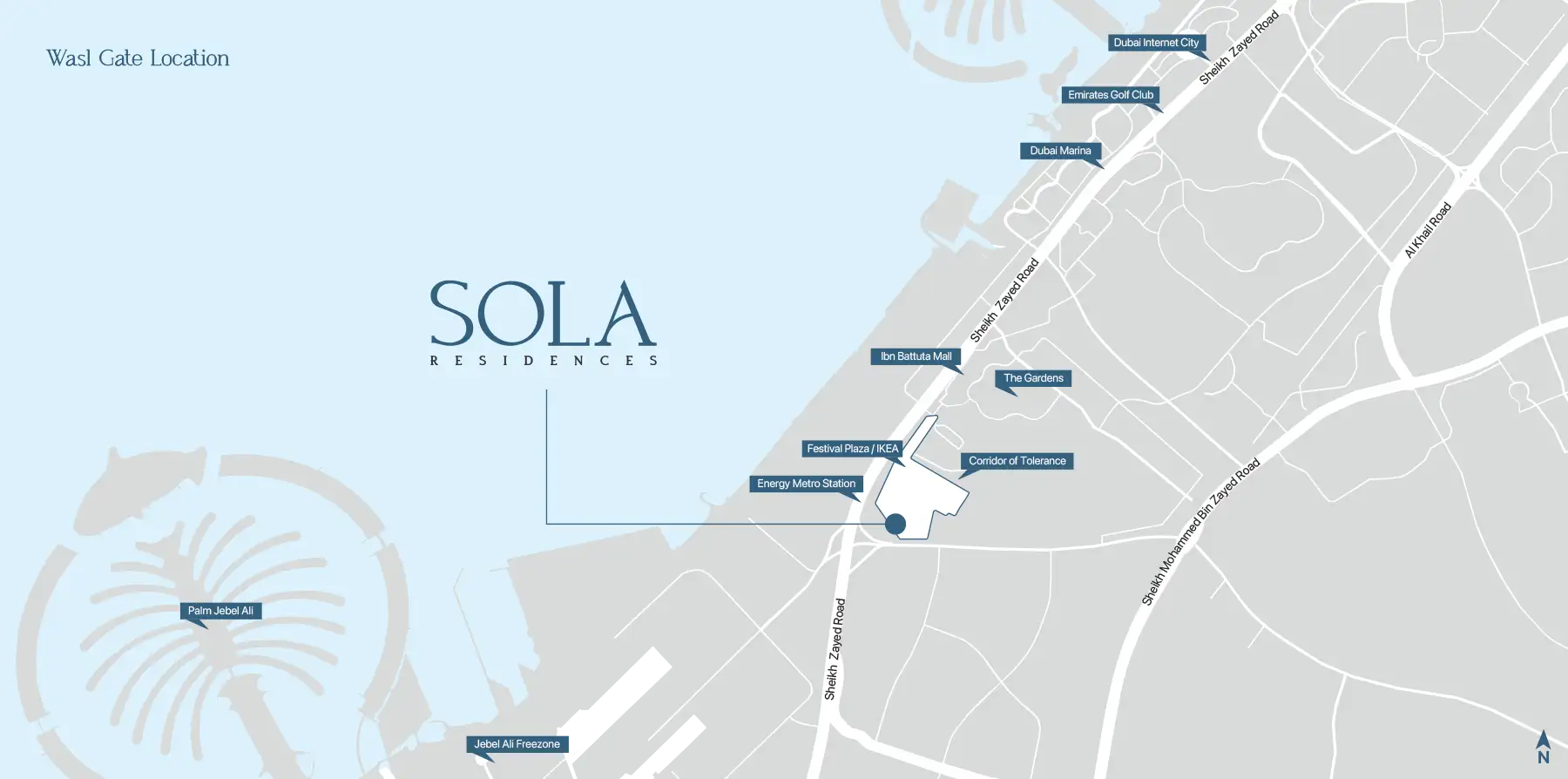 Sola Residences at Wasl Gate Master Plan
