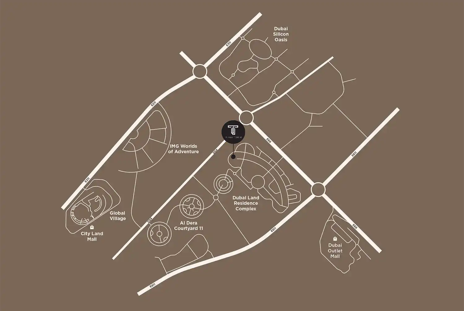 Terra Tower at Dubailand Master Plan