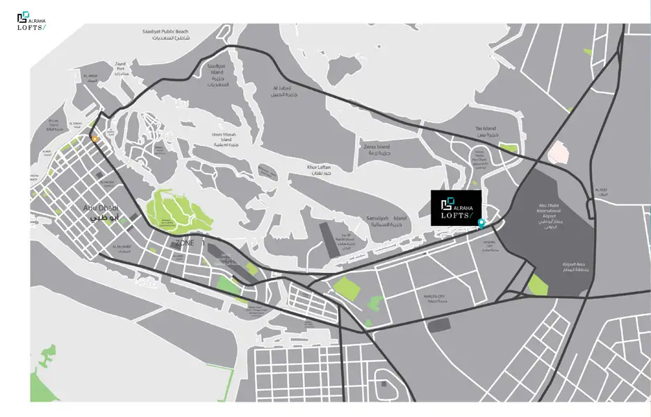 Damac Islands Dubai Location Map