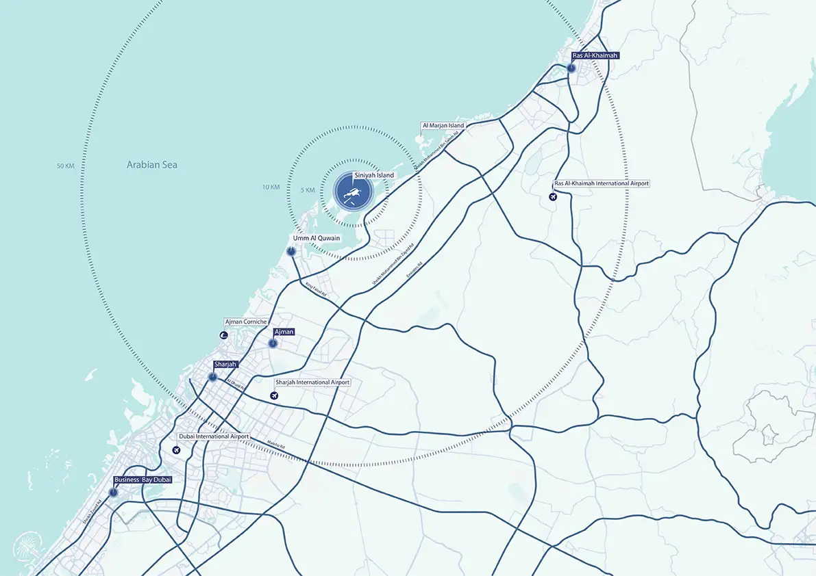 Starline Beach Residences at Siniya Island Master Plan