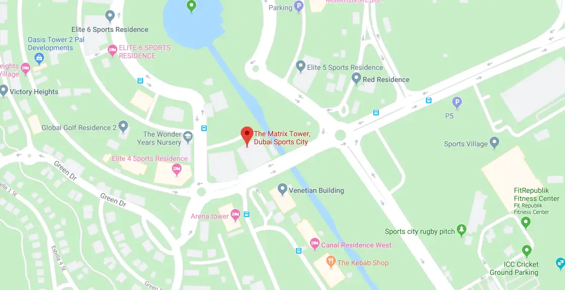 Damac Islands Dubai Location Map