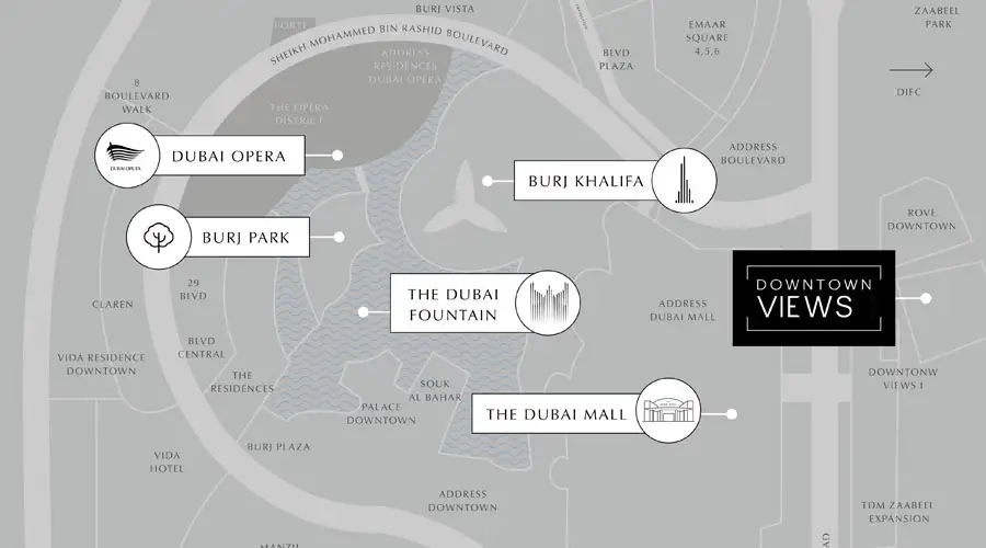 Damac Islands Dubai Location Map